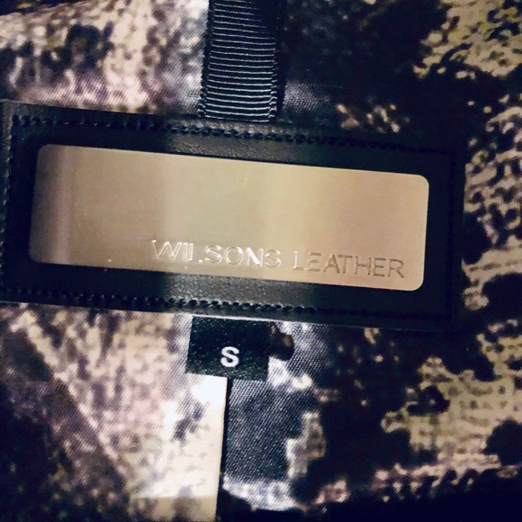 Wilsons Black Leather Jacket - Picture 5 of 6